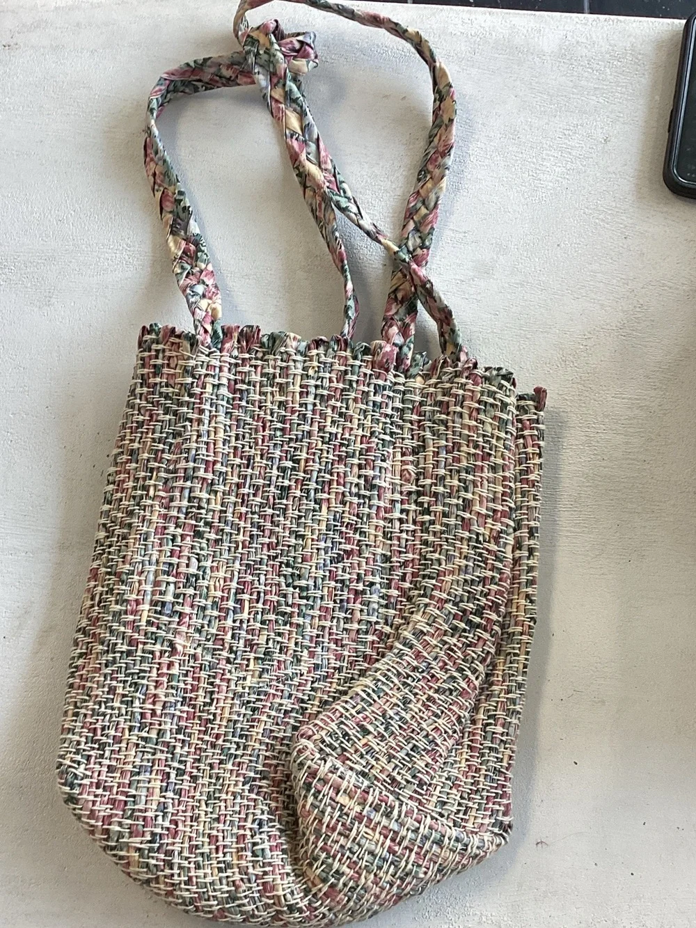 None handwoven multicolor